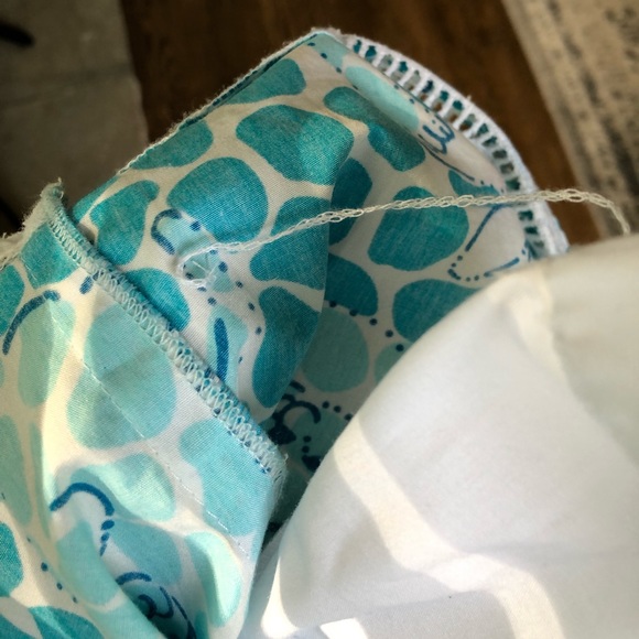 Vintage Lilly Pulitzer blue leopard flower dress, size 4 - Picture 6 of 8